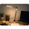 Solight LED stolná lampička stmievateľná, 11W, 550lm, zmena chromatickosti, strieborná [WO51-S]