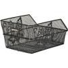 Kôš zadný Basil Cento kvietkový 31,5x21,5x17cm čierny
