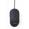 Gembird MUS-UL-02/Ergonomická/Optická/Pro praváky/Drátová USB/Černá