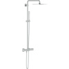 GROHE Euphoria nástenný sprchový systém s termostatom, horná sprcha 1jet 230 x 230 mm, tyčová ručná sprcha 1jet, chróm, 26187000