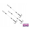 Delphin Hotový Náväzec BOMB! Twisto Rigs Fluorocarbon 3 ks 8 cm veľ.8