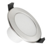NEDES LDL143/S Zapustené podhľadové LED svietidlo 7W, 3000K, 510lm, IP44, biela/antikor
