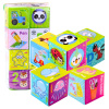 LEAN TOYS Mäkké farbené kocky