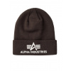 Alpha Industries 3D Beanie Hunter Brown čiapka Veľkosť: Unisex, Farba: hnedá, piesková