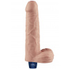 Lovetoy REAL SOFTEE Rechargeable Vibrating Dildo Flesh (20cm)