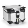 OBKEV42AA strieborný eloxovaný horný kufor GIVI Trekker Outback EVO hliníkový (Monokey topcase)