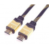 PremiumCord designový HDMI 2.0 kabel, zlacené konektory, 2m kphdm2q2