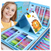 SADA NA MAĽOVANIE PRE DETI 208ks Umelecká Kreatívna v Kufríku