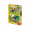 Dino Puzzle Krtko: Oslava 2x48 dielikov