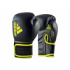adidas Boxerské rukavice Hybrid 80 (čierna/žltá, 6 OZ) (100379569)