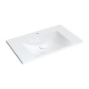 Omnires M+ umývadlo 76x46 cm obdĺžnik umývadlo na nábytok biela NAXOS760BP
