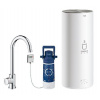 Grohe Red - Drezový ventil Mono s ohrevom vody a filtráciou, zásobník L, chróm 30080001