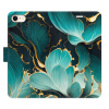Flip pouzdro iSaprio - Apple iPhone 7 / 8 / SE 2020 / SE 2022 - Blue Flowers 02 - kapsičky na karty (Knížkový flip kryt, obal, pouzdro iSaprio na mobil Apple iPhone 7 / 8 / SE 2020 / SE 2022 - Blue Fl