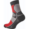 KNOXFIELD BASIC ponožky -čierna/červená-39-40