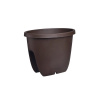 Kvetináč Balconia OVI na zábradlie pr. 30 cm hnedá