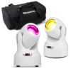 BeamZ NOVA80B-WH moving head set - Sada 2 beam moving heads s taškou - 80W - Biela