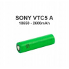 Akumulátor 18650 Li-ion 2600 mAh Sony / Murata US18650VTC5A