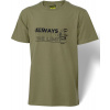 BLACK CAT Tričko Military Shirt green