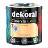 Farba na - Dekoral CLEAN COLOR 2,5L Zlatá saténová marhuľa (Farba na - Dekoral CLEAN COLOR 2,5L Zlatá saténová marhuľa)