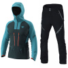 DYNAFIT TLT GTX Jacket M Storm Blue & Mercury 2 Dynastretch Pants M