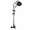 Arttec sprchová batéria LABE s hlavovou a ručnou sprchou, farba: čierna matná/chróm, rozmer: 150 mm L581.5/3CMATC