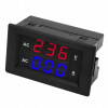 2v1 MODULÁRNY PANEL: VOLTMETER A AMPÉRMETER AC 100-300 V 0-100 A