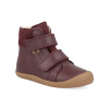 Barefoot dětské zimní boty Koel - Brandon 2.0 WP Wool Bordo vínové