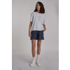 ŠORTKY LA MARTINA WOMAN BERMUDA LINEN NAVY