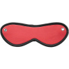 ROUGE Leather Blindfold Eye Mask Red