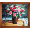 Zátišie kvety - Jan Moniš,originálny,ručne maľovaný obraz M (do veľkosti 65x65cm) Viac farieb