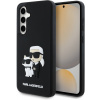 Karl Lagerfeld 3D Rubber Karl and Choupette kryt pre Samsung Galaxy S24 FE, čierny 57983123589