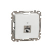 Schneider Electric Schneider SEDNA DESIGN dátová zásuvka 1xRJ45 6 STP biela