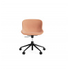 Normann Copenhagen Otočná stolička Hyg Chair Swivel 5W Gas Lift – oranžová/hliník