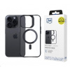 3mk ochranné púzdro Satin Armor MagCase pre Apple iPhone 15 Pro Max, čierna