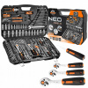Nástrčné Kľúče 233ks Kufor Nástroje Neo Tools 1/2