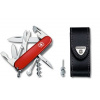 Victorinox Set- Climber červený, čierny obal, miniskrutkovač