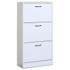 Autronic BONTEC Botník, mdf, hnedá, ABO-G1016 ELM Farba: Biela