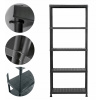 Plastový skladový regál KIS 187 x 80 x 40 cm max 50 kg na policu (Keter Shelf Plus 80x40x187 + konektory + upevnenie 5x 50 kg na policu)