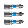 FORTUM-KITO hrot krížový Pozidriv, sada 3ks, PZ 1x25mm, S2 4741301