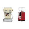 Ascaso Dream PID, Sweet Cream + Eureka Mignon Perfetto, CR ferrari red