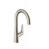 Hansgrohe Dřezová baterie Talis M51 s otočným ramínkem nerez 72814800
