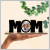 Drevený fotorámik pre mamičky MOM 32 cm HK1324682