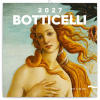 NOTIQUE Grid calendar Sandro Botticelli 2027, 30 x 30 cm