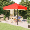 Skladací párty stan červený 3x3 m-ForU-93520