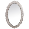 Štýlové Nástenné Zrkadlo Strieborný Rám