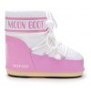 zimné topánky MOON-BOOT ICON LOW NYLON Pink/White 39/41 + doprava zdarma