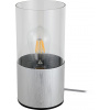 Rabalux Zelkova stolová lampa 1x40 W priehľadná-hliníková 3153