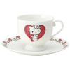 Skater Sanrio Bone China Hrnek & Plate Set Hello Kitty
