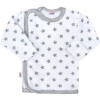 Dojčenská košieľka New Baby Classic II sivá s hviezdičkami - Sivá - 50