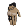 rukavice SP X 3 ALPINESTARS tmavá khaki/písková/černá 2025 Veľkost: 2XL